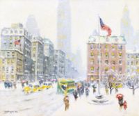 Winter at Madison Square, c. 1940